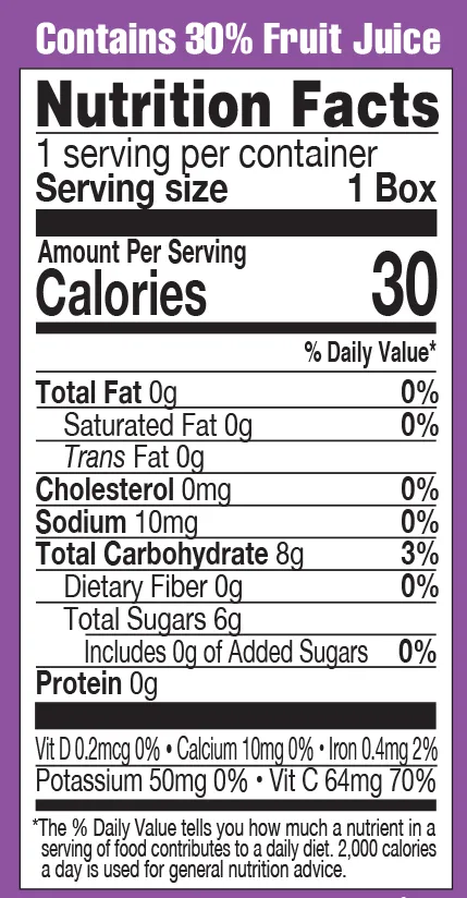 Lakewood Littles Organic Apple Grape Juice Boxes | 4 x 8-Packs - Image 4