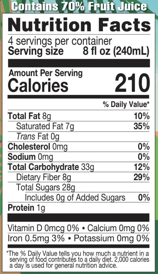 Lakewood Organic Coconut Juice Blend | 32oz - Image 3