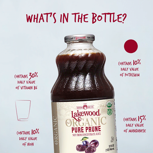 Lakewood Organic Pure Prune Juice | 32oz - Image 4